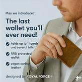 Royal Force Prestige Genuine Leather Crazy Brown Wallet With Luxury Gift Box