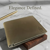 Royal Force Ultra Soft Genuine Leather Wallet Shadow Grey With Luxury Gift Box