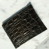 ROYAL FORCE Black Men's Croco Slim Wallet With AUSTIN RFID Blocking Bifold Credit Card Holder With Luxury Gift Box