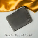 Royal Force Ultra Soft Genuine Leather Wallet Shadow Grey With Luxury Gift Box