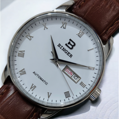 Binger Switzerland Silver Bezel