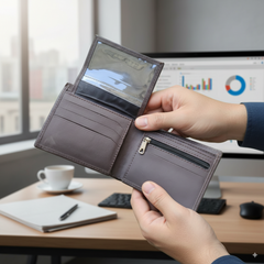 Royal Force Ultra Soft Genuine Leather Wallet Brown With Luxury Gift Box