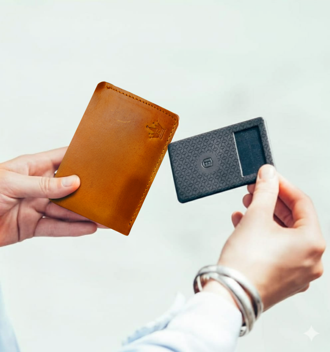 Royal Force Ultra Slim Oil Pull Up Genuine Leather Wallet Vintage Brown