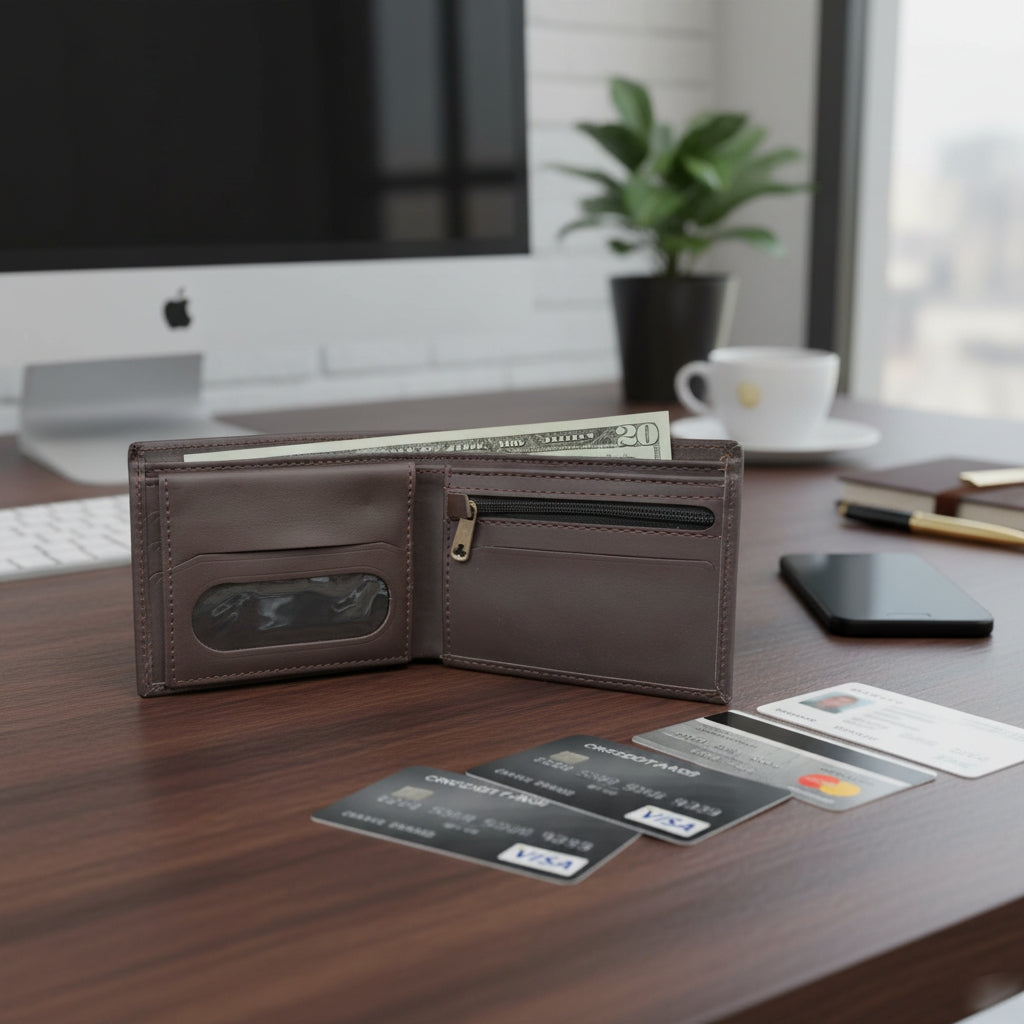 Royal Force Ultra Soft Genuine Leather Wallet Brown With Luxury Gift Box