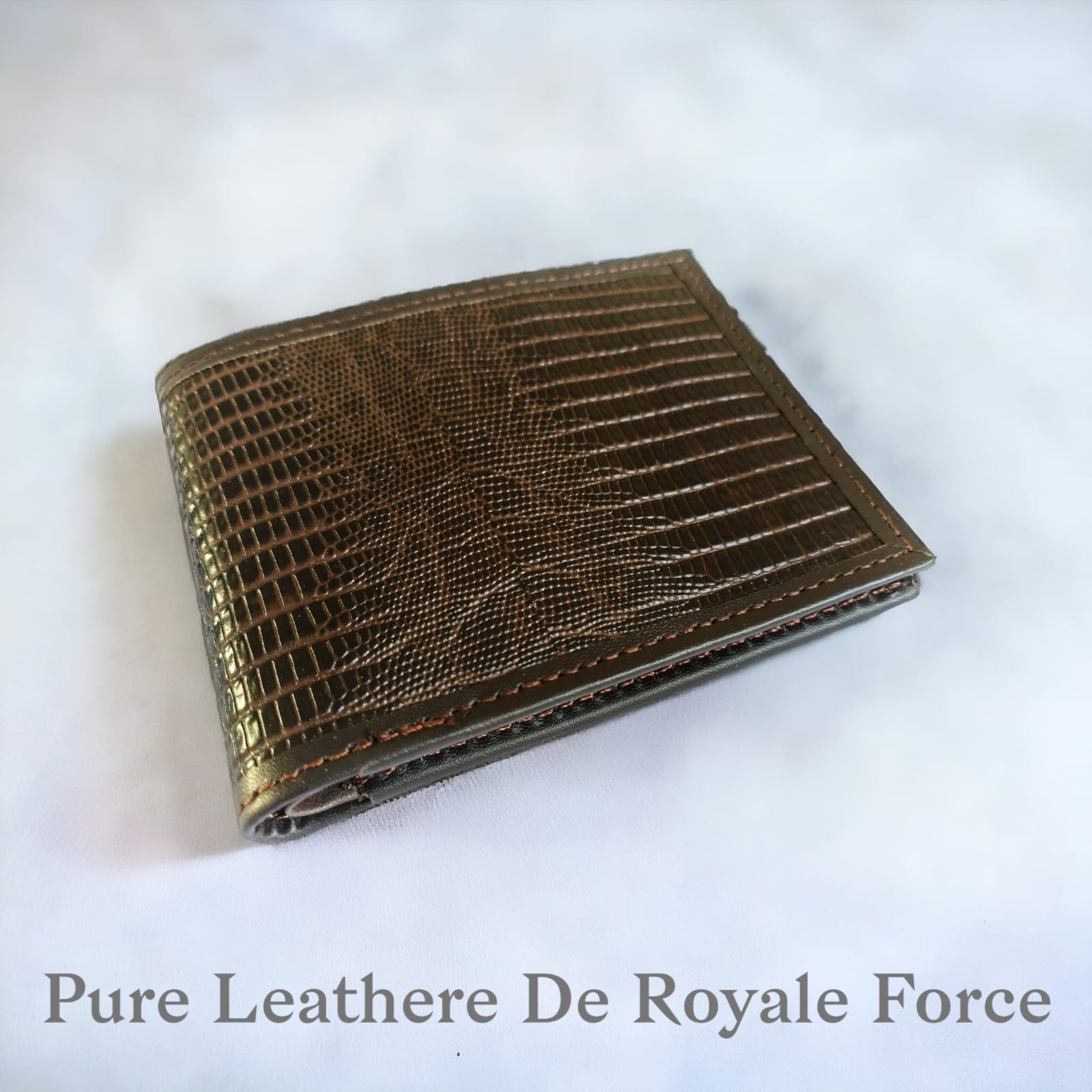 ROYAL FORCE Brown Men's Xenzia Slim Wallet With  AUSTIN RFID Blocking Bifold Credit Card Holder With Gift Box