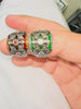 Pure silver turkish engraved silver ring