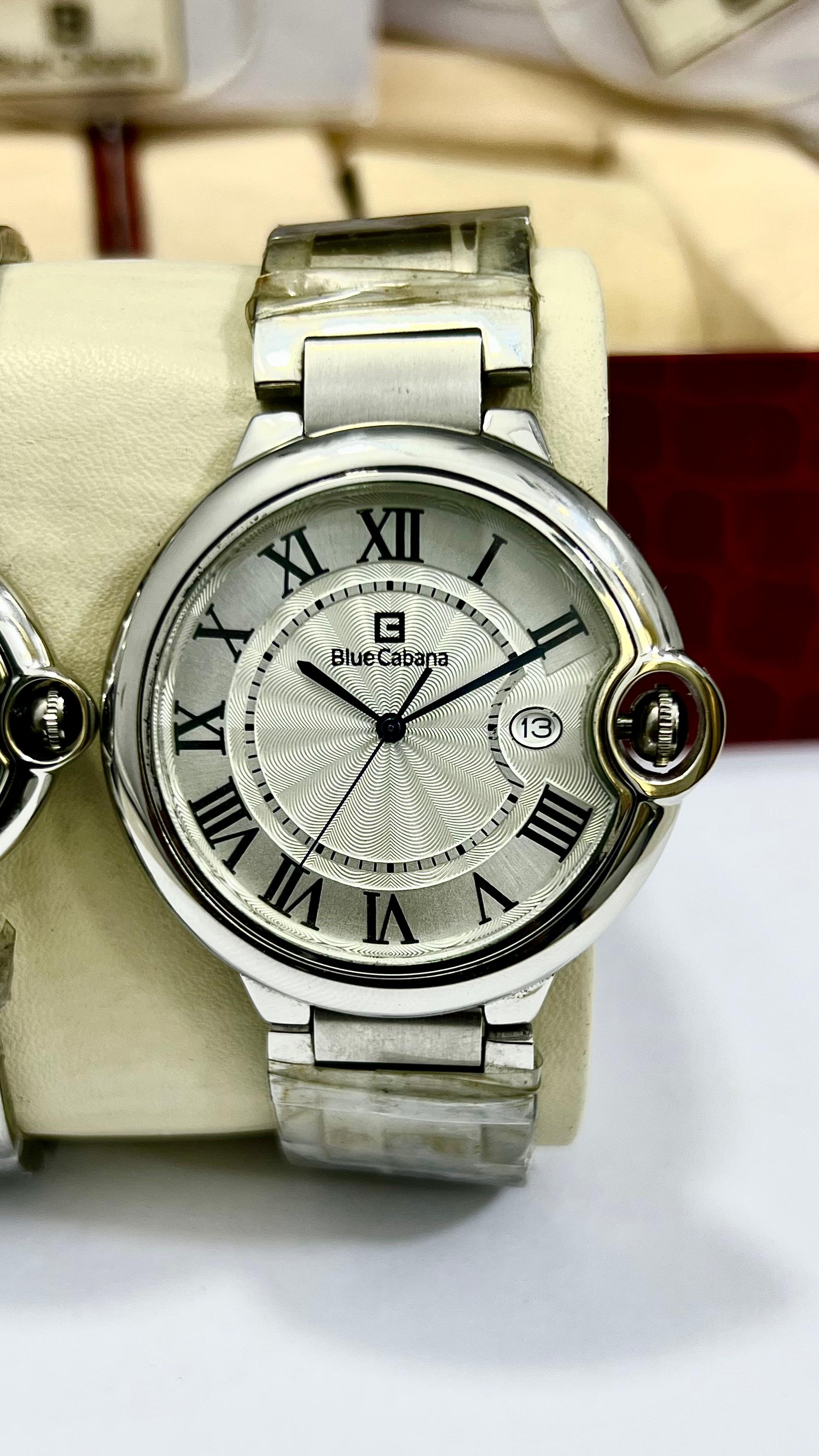 Blue Cabana Couple Watch