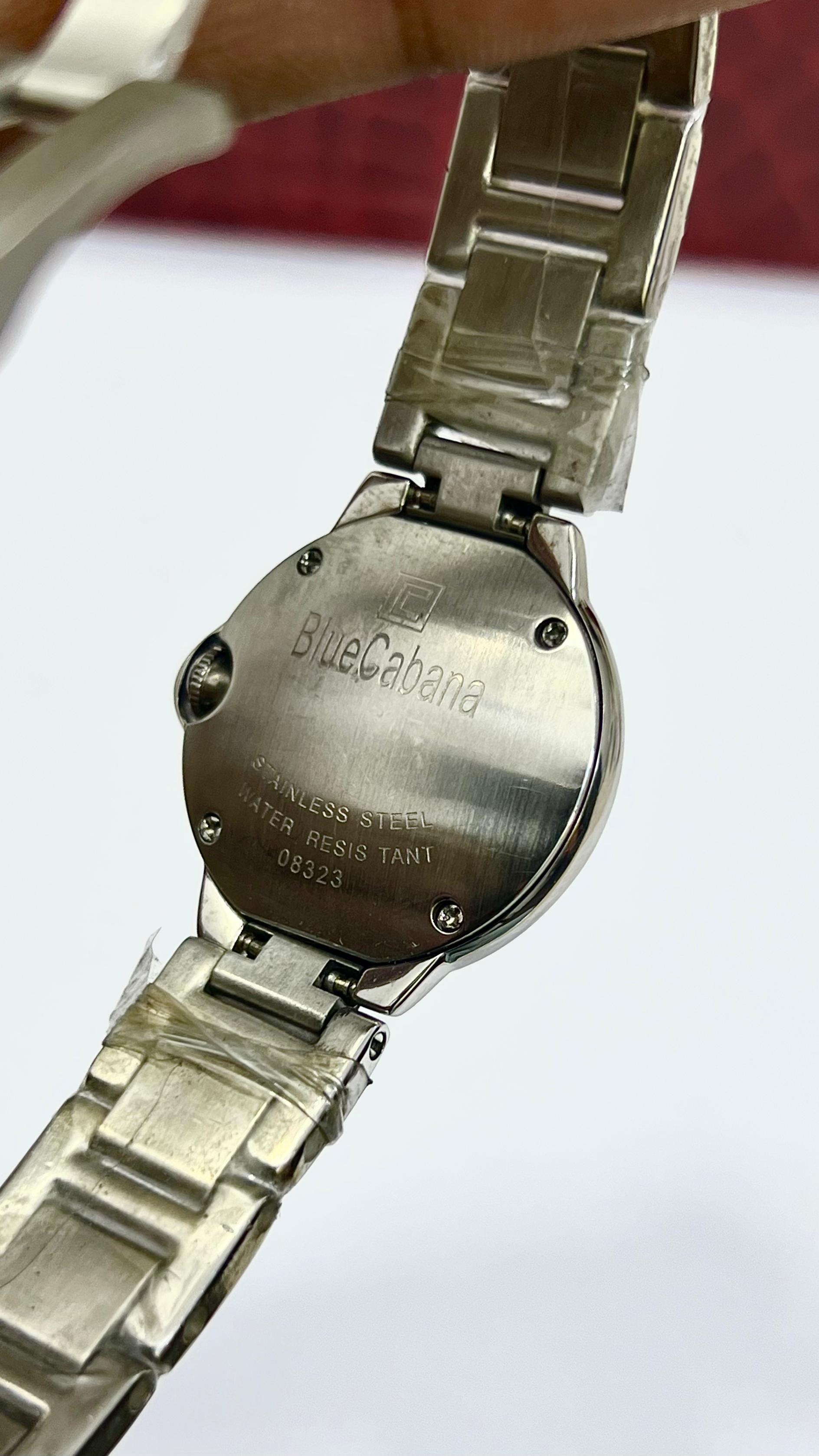 Blue Cabana Couple Watch