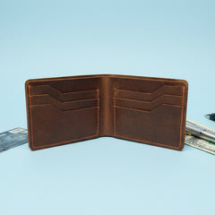 Royal Force Prestige Italian Design Genuine Leather Crazy Brown Wallet With Luxury Gift Box