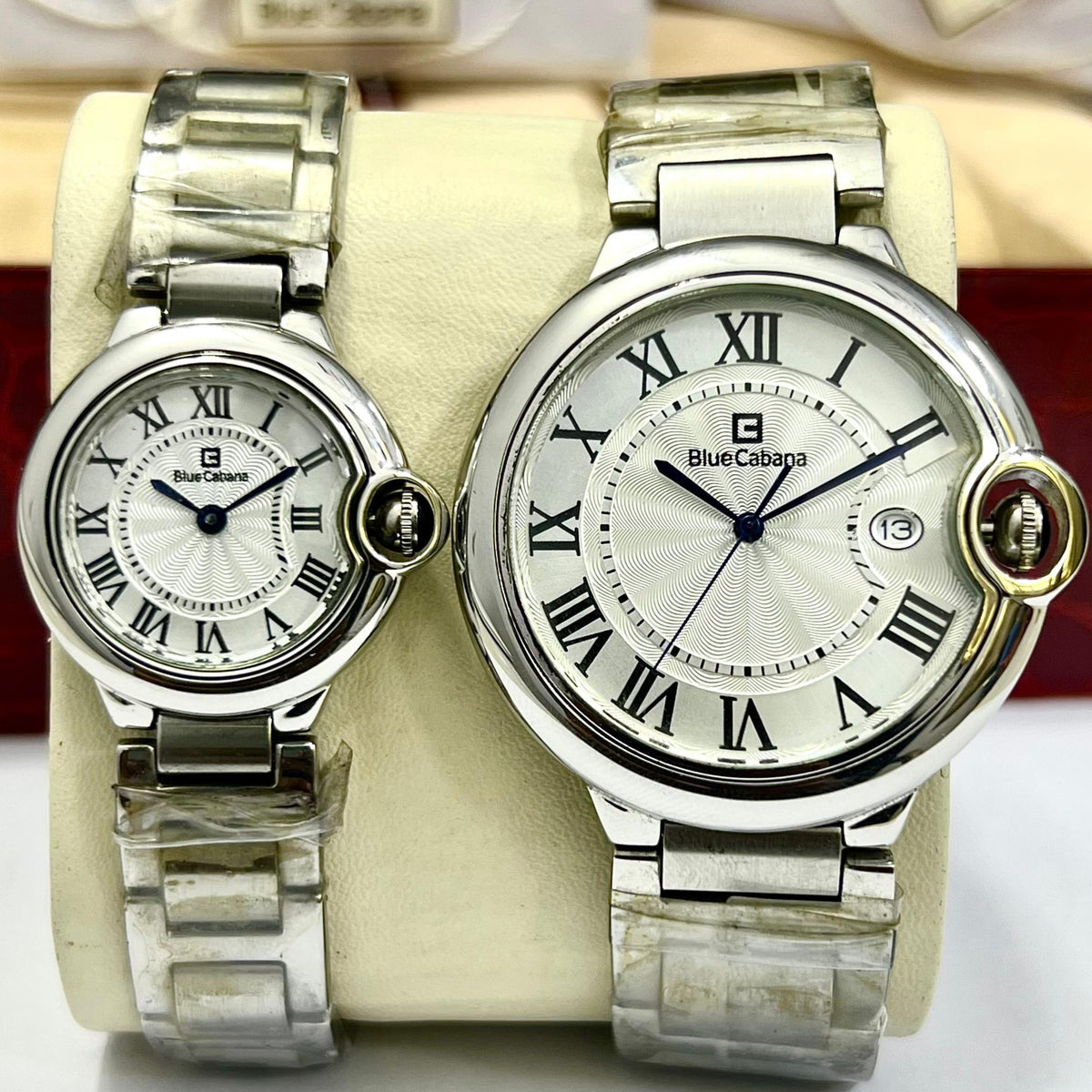 Blue Cabana Couple Watch